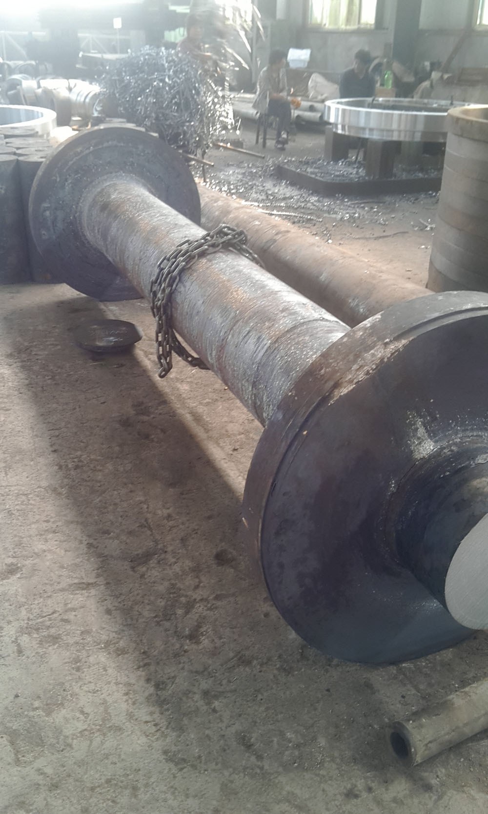 調質后待檢中間軸